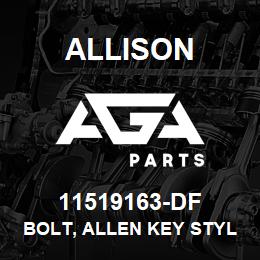 11519163-DF Allison BOLT, ALLEN KEY STYLE - MD3000 | AGA Parts