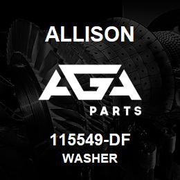115549-DF Allison WASHER | AGA Parts