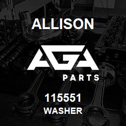 115551 Allison WASHER | AGA Parts