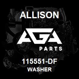 115551-DF Allison WASHER | AGA Parts