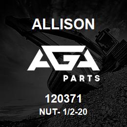 120371 Allison NUT- 1/2-20 | AGA Parts