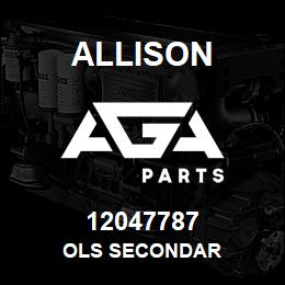 12047787 Allison OLS SECONDAR | AGA Parts