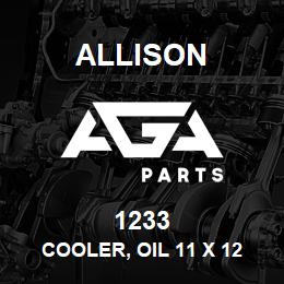 1233 Allison COOLER, OIL 11 x 12 x 3/4 | AGA Parts