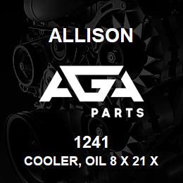1241 Allison COOLER, OIL 8 x 21 x 1-1/2 | AGA Parts