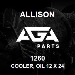 1260 Allison COOLER, OIL 12 x 24 x 1-1/2 | AGA Parts