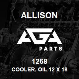 1268 Allison COOLER, OIL 12 x 18 x 1-1/2 | AGA Parts