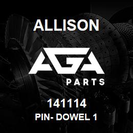 141114 Allison PIN- DOWEL 1 | AGA Parts