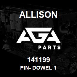 141199 Allison PIN- DOWEL 1 | AGA Parts