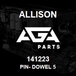 141223 Allison PIN- DOWEL 5 | AGA Parts