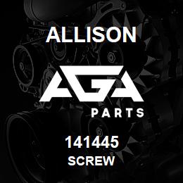 141445 Allison SCREW | AGA Parts