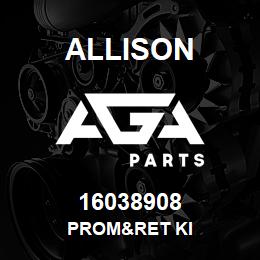 16038908 Allison PROM&RET KI | AGA Parts