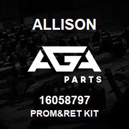 16058797 Allison PROM&RET KIT | AGA Parts