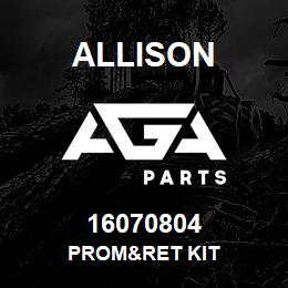16070804 Allison PROM&RET KIT | AGA Parts