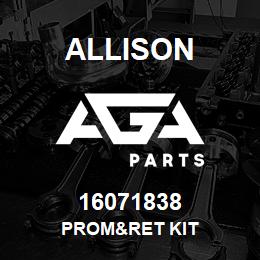 16071838 Allison PROM&RET KIT | AGA Parts