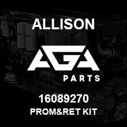 16089270 Allison PROM&RET KIT | AGA Parts