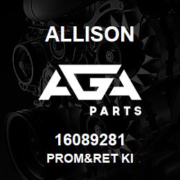 16089281 Allison PROM&RET KI | AGA Parts