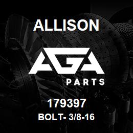 179397 Allison BOLT- 3/8-16 | AGA Parts