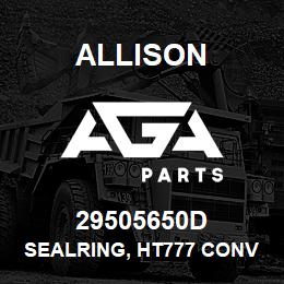 29505650D Allison SEALRING, HT777 CONV PMP. | AGA Parts