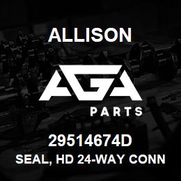 29514674D Allison SEAL, HD 24-WAY CONN.- GRN. | AGA Parts