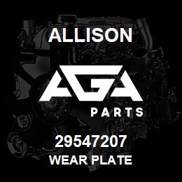 29547207 Allison WEAR PLATE | AGA Parts