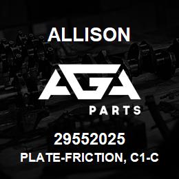 29552025 Allison PLATE-FRICTION, C1-C5 | AGA Parts