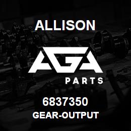 6837350 Allison GEAR-OUTPUT | AGA Parts