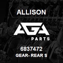 6837472 Allison GEAR- REAR S | AGA Parts