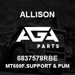 6837578RBE Allison MT600F.SUPPORT & PUMP ASSM-COM | AGA Parts