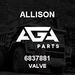 6837881 Allison VALVE | AGA Parts