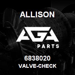 6838020 Allison VALVE-CHECK | AGA Parts