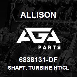 6838131-DF Allison SHAFT, TURBINE HT/CLBT | AGA Parts