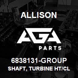 6838131-GROUP Allison SHAFT, TURBINE HT/CLT | AGA Parts