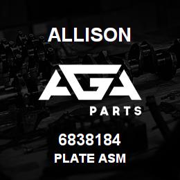 6838184 Allison PLATE ASM | AGA Parts