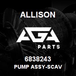 6838243 Allison PUMP ASSY-SCAV | AGA Parts