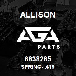6838285 Allison SPRING- .419 | AGA Parts
