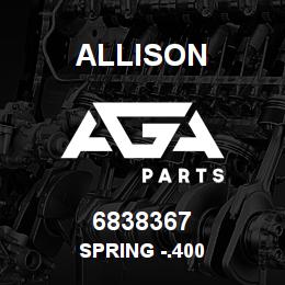 6838367 Allison SPRING -.400 | AGA Parts