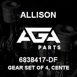 6838417-DF Allison GEAR SET OF 4, CENTER CARRIER | AGA Parts