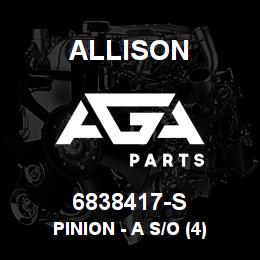6838417-S Allison PINION - A S/O (4) | AGA Parts