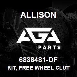 6838481-DF Allison KIT, FREE WHEEL CLUTCH KIT TT | AGA Parts