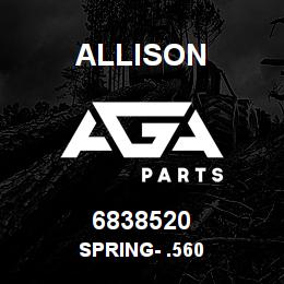 6838520 Allison SPRING- .560 | AGA Parts