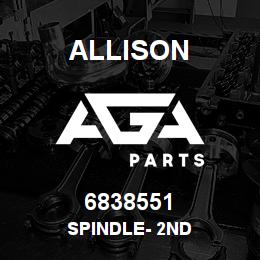 6838551 Allison SPINDLE- 2ND | AGA Parts