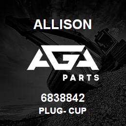 6838842 Allison PLUG- CUP | AGA Parts