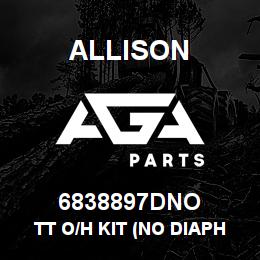 6838897DNO Allison TT O/H KIT (NO DIAPHRAM) | AGA Parts