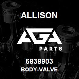 6838903 Allison BODY-VALVE | AGA Parts