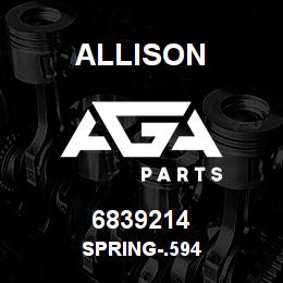 6839214 Allison SPRING-.594 | AGA Parts