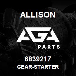 6839217 Allison GEAR-STARTER | AGA Parts