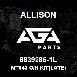6839285-1L Allison MT643 O/H KIT(LATE) | AGA Parts