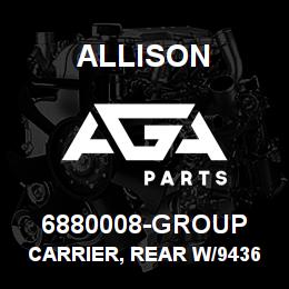 6880008-GROUP Allison CARRIER, REAR W/9436116 AND 9434057 MT-654 | AGA Parts