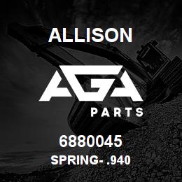 6880045 Allison SPRING- .940 | AGA Parts