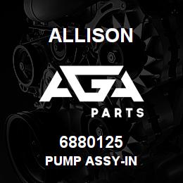6880125 Allison PUMP ASSY-IN | AGA Parts